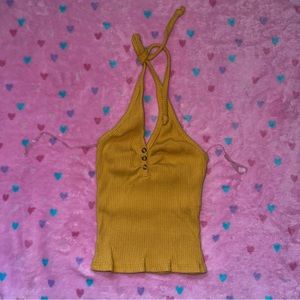 Mustard Tilly’s halter top